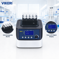 Agitador Térmico de Laboratorio Profesional HCM100-Pro, Incubadora de Calentamiento y Enfriamiento de 1500 rpm para Disolver Muestras en Placas de PCR y Microtubos