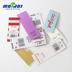 Etiquetas colgantes de ropa de lujo personalizadas, etiquetas colgantes de plástico con logotipo de nombre impreso, etiquetas colgantes de papel de cuerda para ropa, logotipo propio - Product Image 6