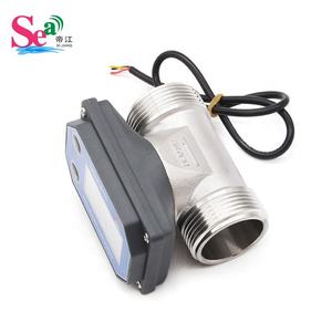 Misuratore di Flusso d'Acqua DIJIANG DN50 2 Pollici a Turbina a Impulsi in Acciaio Inox con Display Grigio 60-1100LPM OEM - Product Image 2