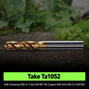 Foret hélicoïdal autonivelant HSS-Co Ttake Ta1052, revêtement TiN, forets HSS et HSS-Co - Product Image 3