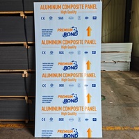 Panneau composite en acier de 4 mm 1220x2440 mm pour mur-rideau et bâtiment commercial