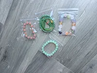 Sacs en polypropylène refermables transparents de haute clarté, épaisseur 4 mil, antioxydants, transparents comme du verre, pour l'emballage de bijoux et d'accessoires