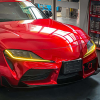 Module de feux de jour jaune SJC pour Toyota A90 A91 Supra 2020-2024, module de phare, module Golden Eye