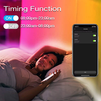 Bande LED intelligente RGB flexible 24V, synchronisation musicale, application, télécommande USB, rétroéclairage pour chambre à coucher, TV, PC, lumière ambiante