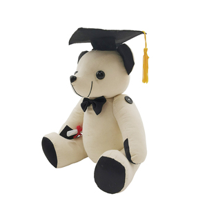 Lavabile fai-da-te pittura autografo graduazione <span class=keywords><strong>orsacchiotto</strong></span> giocattoli all'ingrosso congratulazioni grade <span class=keywords><strong>orsacchiotto</strong></span> con cappello nero e Diploma - Product Image 4