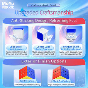 Nouveau domaine magique Super fier Dragon Maglev Core UV 3X3X3 Cube magnétique compétition lisse Puzzle <span class=keywords><strong>jouet</strong></span> pour enfants - Product Image 3