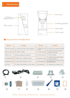 DAZZLE Imprimante 3D de bureau de qualité supérieure, mini, pour la fabrication de bijoux en cire, automatique, L120 Basic