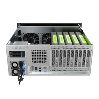 Serveur 4U 5 GPU 16 DDR4 adapté à l'intelligence artificielle, à la virtualisation, à la informatique en nuage, au traitement des grands volumes de données, serveur IA