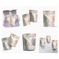 Sachet alimentaire personnalisé imprimé mat, refermable avec fermeture éclair et soufflet, pour emballage alimentaire, vente en gros, usine, marque privée, OEM