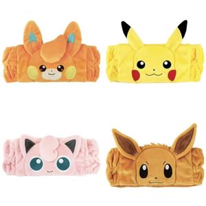 Serre-tête en peluche anime japonais en gros, <span class=keywords><strong>mignon</strong></span> et doux rose orange pour le lavage du visage et le maquillage, ornement capillaire, directement de l'usine - Product Image 3