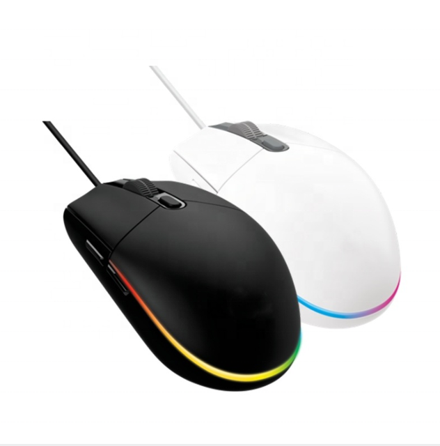 Logitech G102 Wired Gaming Mouse White Black Colour