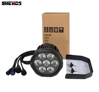 SHEHDS alliage 7x12w RGBW Led Par lumière extérieure éclairage professionnel ensemble pour Disco Dj fête bar étanche Led Par lumières