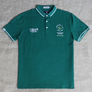 Fornitore di Tendenza: Polo da <span class=keywords><strong>Tennis</strong></span> a Maniche Corte 100% Cotone per <span class=keywords><strong>Uomo</strong></span>, Uniformi Aziendali, T-Shirt da Golf con Logo Ricamato Personalizzato - Product Image 1