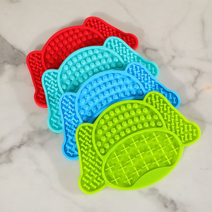 Paws Lick Pad Silicone Mat for Dogs & <b>Cats</b>, for Dogs in Shower, Floor & Wall Dog Slow <b>Feeder</b> Mat for Calming Anxiety - Product Image 3