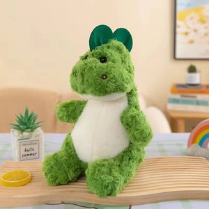 Lindo Peluche de Dinosaurio de Dibujos Animados, Suave Almohada de Peluche de Dinosaurio para Dormir, Muñeco para Máquina de Arcade, Premio, Listo para Enviar, Productos en Stock, <span class=keywords><strong>Comprar</strong></span> - Product Image 3