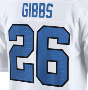 2025 # 97 Hutchinson # 26 Gibbs Detroit Jersey Sepak Bola Amerika Grosir Jersey Murah Buatan Cina - Product Image 4