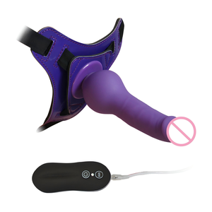 Aphrodisia 10 modes de vibrations, gode en silicone de 6,3 pouces avec harnais, vibrateur à sangle réglable, réaliste, rose chair pour couples - Product Image 3