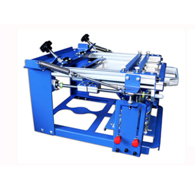 Hot Sale Manual Cylinder Curved Screen Printing Press Glass Bottle Screen Printing Machine for Mugs/Tumblers/Cups