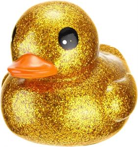 Promotional Eco Friendly 5 Inch Custom Big Bath <b>Duck</b> With Logo Baby Shower Party Gift Multi Color Glitter <b>Funny</b> <b>Rubber</b> <b>Duck</b> Toys - Product Image 5