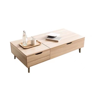 Mesa de chá multifuncional, mesa de café criativa dobrável para uso duplo, elevação e sala de estar para família - Product Image 6