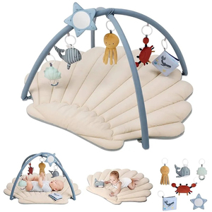 Alfombra de Juego Personalizada para Bebés, Alfombra de Juego Suave y Plegable para Bebés, Alfombras de Juego para Gatear para Niños - Product Image 1