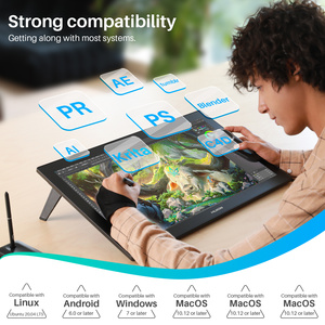 Tableta Gráfica Profesional Huion <span class=keywords><strong>Kamvas</strong></span> <span class=keywords><strong>Pro</strong></span> 24 (Gen3) de 23.8 Pulgadas, 16384 Niveles, <span class=keywords><strong>4K</strong></span> Ultra HD con Pantalla - Product Image 6