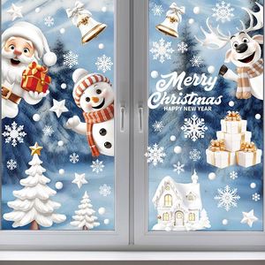 Pegatinas Personalizadas al por Mayor para Ventanas, de PVC Removibles, 3D, Blancas, Decorativas de Navidad, con Adsorción Electrostática, Pedidos al por Mayor - Product Image 4