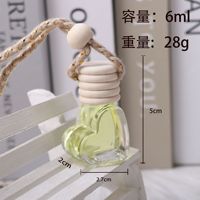 Diffuseur de parfum moderne en verre liquide pour voiture, à suspendre au rétroviseur ou sur la grille d'aération, désodorisant multi-parfums pour l'intérieur de la voiture