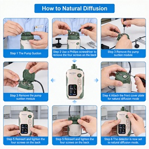 Dispositivo Portátil de Detección de Múltiples Gases con CO, <span class=keywords><strong>O2</strong></span>, H2S y EX, Batería Recargable, Dispositivo de Seguridad para Interiores - Product Image 4