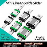 Rail de guidage linéaire miniature MGW7 MGW9 MGW12 MGW15, rail coulissant linéaire MGW C MGW H, chariot pour équipement d'imprimante 3D CNC