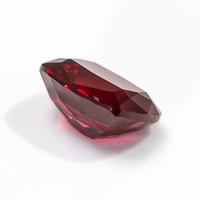 Rubis de laboratoire rouge sang de pigeon Goldleaf, taille coussin allongée, 1 à 5 carats, certificat GRC, pierres précieuses de laboratoire, prix de gros