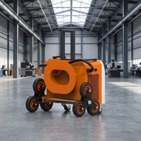 Équipement de nettoyage laser à fibre industriel 500W, fréquence 1-4000kHz, refroidissement par air, nettoyeur laser sur chariot pour métal, bois, peinture