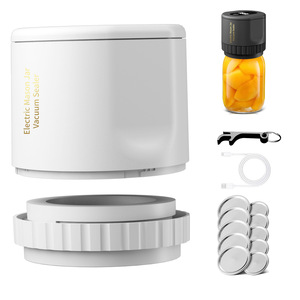Wholesale Kitchen <strong>Tools</strong> Automatic Kit Food Storage Regular Mouth Jar Lids Electric Jar Vacuum Sealing Machine - Product Image 1