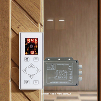 Machine de Bain Spa Électrique de Luxe SOWO 3-15KW pour 2 Personnes avec Contrôleur Tactile Intelligent, Design Moderne et Étanche à la Vapeur