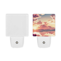 Lampe de nuit à sublimation en gros, vierge, personnalisable, en acrylique, avec cadre photo LED, à brancher, lampe de chevet pour la maison, fournitures/décoration