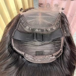 Perruque Lace Front 5x5 en Cheveux Indiens Naturels Pré-Pluckés, Dentelle HD Transparente, Cheveux Remy Longs, Haute Qualité, Densité 150-180% - Product Image 3