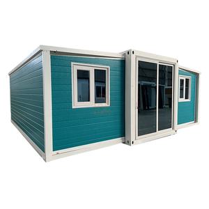 Chine Usine Haute Qualité Personnalisé 20ft <span class=keywords><strong>Azure</strong></span> Métal Sculpté Panneaux Conteneur Extensible Maison 2 Chambres 1 Salle De Bains 1 Cuisine - Product Image 2