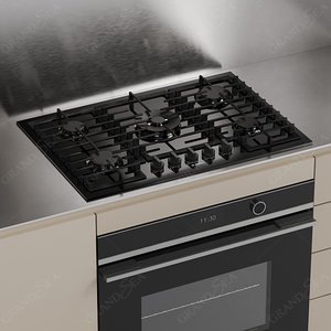 Moderno Nuevo Aluminio Metal Cocinas Gabinetes Precio Barato <span class=keywords><strong>Color</strong></span> Gris Perfil de Aluminio Gabinete de Cocina Diseño - Product Image 3