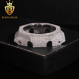 Cassa, Lunetta e Chiusura Iced Out Tempestate di Moissanite VVS Colore D per Orologi GA2100 - Supera il Test del Diamante con Certificato GRA all'Ingrosso - Product Image 4