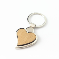 Benutzer definiertes Logo DIY Blank Holz Schlüssel bund Laser Logo Holz Schlüssel ring für Geschenk