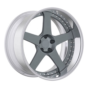 ล้อฟอร์จ Rimpower Deep Dish แบบสั่งทำพิเศษ 2 ชิ้น 5 รู 5x112 5x114.3 5x120 ผลิตจากอะลูมิเนียมฟอร์จ เหมาะสำหรับรถยนต์หรู - Product Image 1