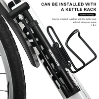 RIDERACE-Pompe à air pour vélo de montagne, accessoire léger en alliage d'aluminium, accessoire de cyclisme, 120PSI