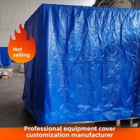 Bâche de protection sur mesure en PVC pour palettes, couverture anti-poussière pour équipement, bâche imperméable et anti-UV, tissu enduit pour gros équipement