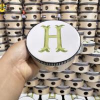 6 Inch Wood Musical Instrument Wooden Handheld Tambourines Metal Jingles Percussion for Church Adults Wholesale Customized Drum