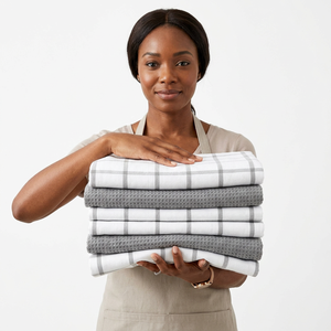 Wholesale Custom 100% Cotton Waffle Embroidery <b>Kitchen</b> Tea Towels Cotton Dish Towel Woven Tea Towels Everyday Use - Product Image 1