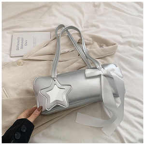 Bolso Casual Premium para Llevar Bajo el Brazo, con Diseño de Lazo y Estrella, para Mujer, Verano 2025 - Product Image 4