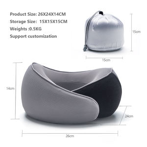 उन्होंने कहा कि 1 कूलिंग यू-आकार यात्रा तकिया के लिए 1 कूलिंग यू-आकार यात्रा तकिया कार के लिए गर्दन के तकिया सेट - Product Image 6