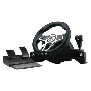 Volante Hurricane+ Wheel Ps4 negro con pedales para controlador de juegos Ps4 - Product Image 3