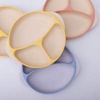 Offre Spéciale bébé alimentation ensemble enfant en bas âge assiettes fourchettes silicone de qualité alimentaire enfants à manger ensemble vaisselle en céramique pour manger emballé dans une boîte