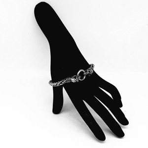 Bracelet unisexe en acier titane rétro yunnique, bijou cadeau avec motif du zodiaque animal, design à maillons en acier inoxydable 316 - Product Image 2